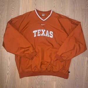 Vintage Nike x Texas longhorns v-neck pullover
